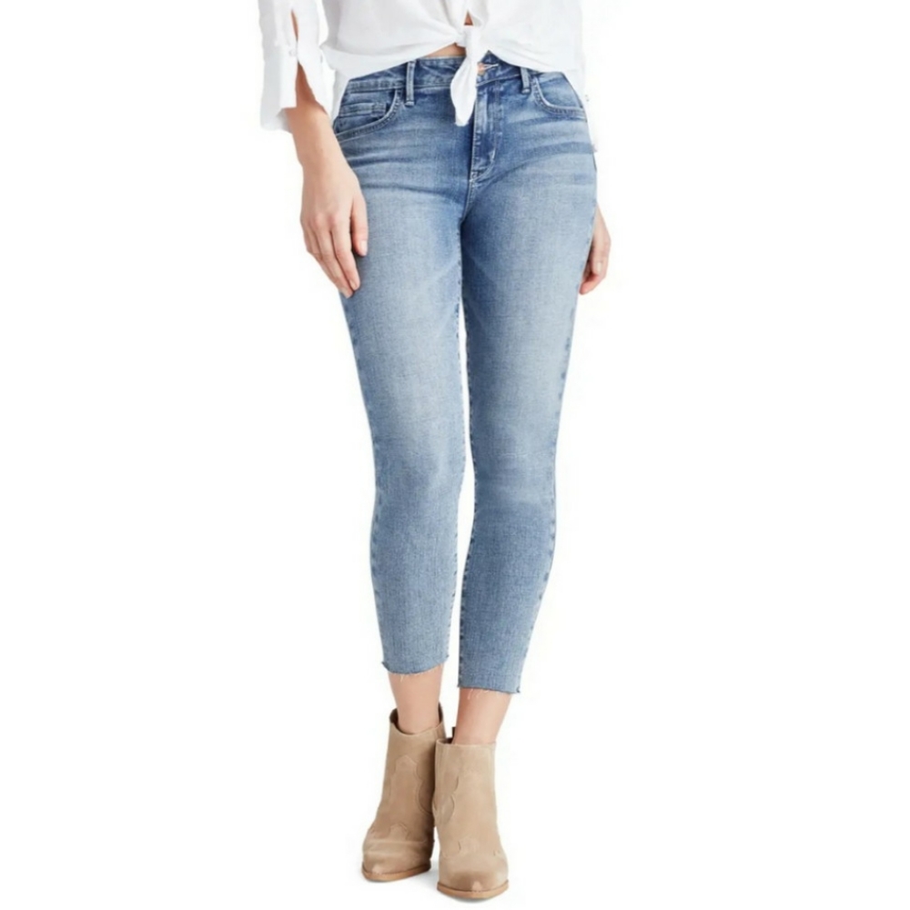 SAM EDELMAN The Kitten Raw Hem Crop Skinny size 4